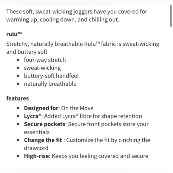 Lululemon Ready To Rulu Pant 29” Black Size 6 - Picture 4 of 8